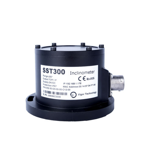Sensor de inclinação de um eixo - SST300 - Shanghai Vigor Technology Development Co., Ltd. - digital / MEMS / sem fio