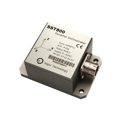 Sensor de inclinação de alta resolução - SST800  - Shanghai Vigor Technology Development Co., Ltd. - de 2 eixos / CAN / RS-232