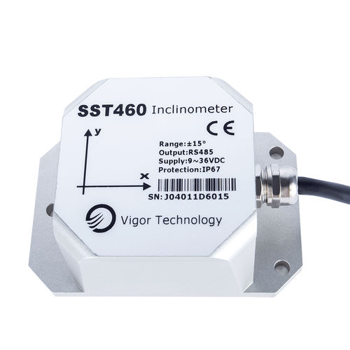 Sensor de inclinação RS-485 - SST400 - Shanghai Vigor Technology Development Co., Ltd. - de 2 eixos / MEMS / de alta resolução