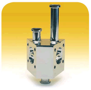 Válvula de diafragma - TOP-FLO® - Top Line Process Equipment Company - com desviador / para líquidos alimentares e bebidas