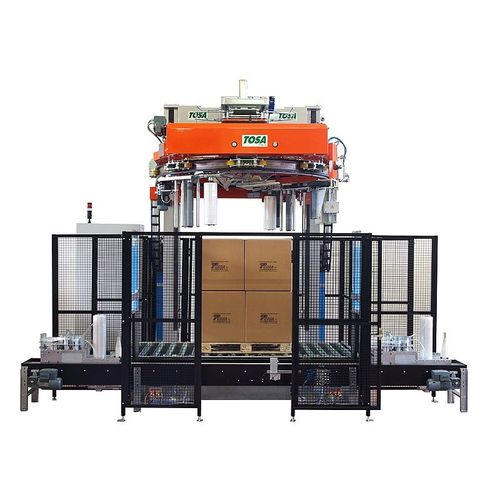 Envolvedora de anel giratório - 125E/2 - Tosa - automática / de paletes / com colocador de folha de selagem
