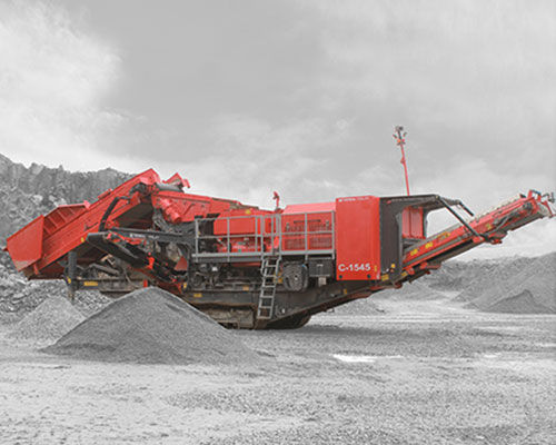 Britador cônico - C-1545P - TEREX Mobile Processing Equipment - móvel / compacto / fino