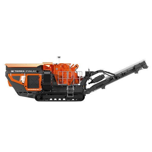 Britador de impacto - IC-100 - TEREX Mobile Processing Equipment - móvel / compacto / de esteiras