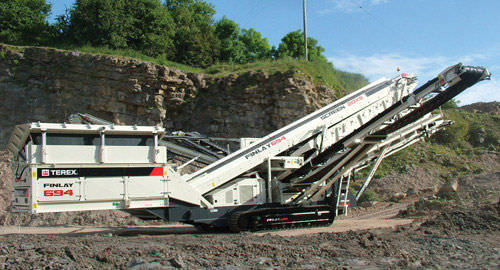 Peneira para mineração - 694+ - TEREX Mobile Processing Equipment - vibratória / móvel / para granulados