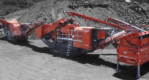 Britador cônico - C-1545 - TEREX Mobile Processing Equipment - móvel / de alta capacidade / de esteiras