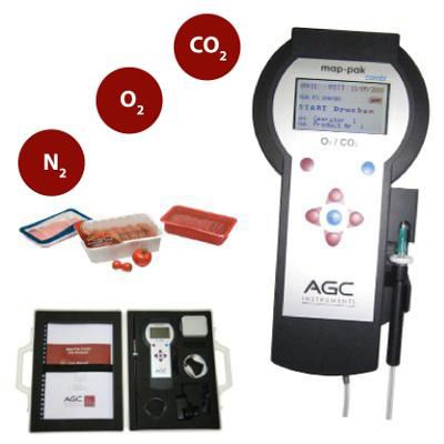 Analisador de oxigênio - Map-Pak - AGC Instruments - de dióxido de carbono / de gás / para MAP