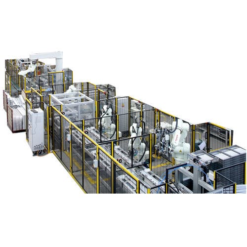 Linha de montagem totalmente automática - SYSTEM ROBOT AUTOMAZIONE - robótica / de controle / de marcação