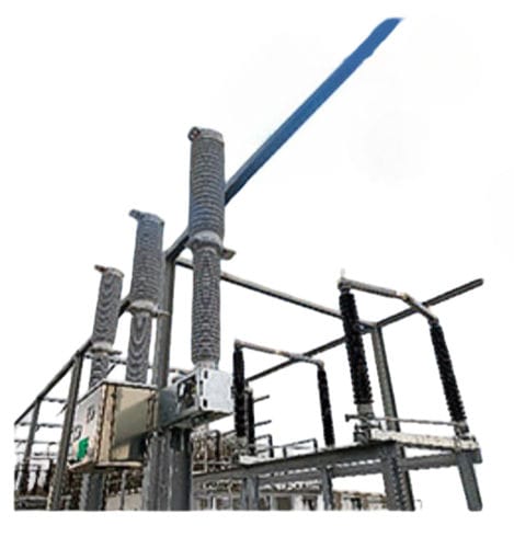 Disjuntor de tanque vivo (live tank) - GL series - GE Grid Solutions - de alta tensão / de média tensão / para distribuição elétrica