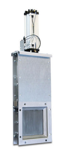 Válvula de guilhotina - MMFH-EP - Stanelle Silos + Automation GmbH - com acionamento pneumático / para produtos a granel / de descarga