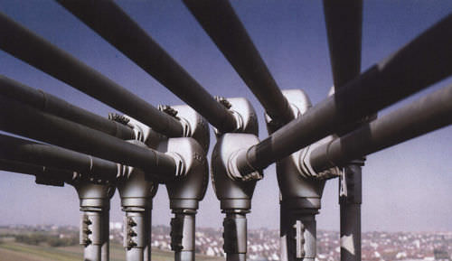 Cotovelo para tubos em aço inoxidável - FLOW-BOW - Stanelle Silos + Automation GmbH - para transporte pneumático / resistente à abrasão