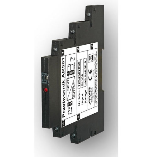 Transmissor de temperatura para trilho DIN - AR581 - APLISENS S.A. - Pt100 / termopar tipo K / termopar tipo S