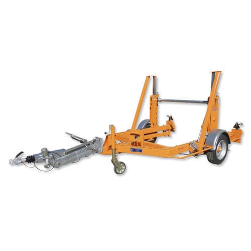 Carreta em U - TTA 2509  - Jakob Thaler GmbH - porta-bobinas / para transporte e instalação de cabos / para enrolador de cabos