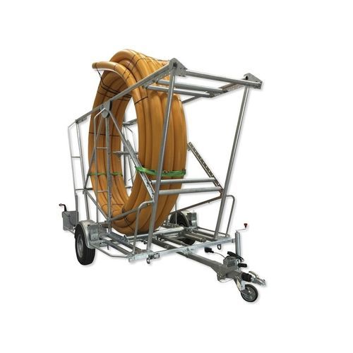 Carreta para tubos - RVL 1616 - Jakob Thaler GmbH - com 1 eixo / de movimentação / com eixo dianteiro pivotante