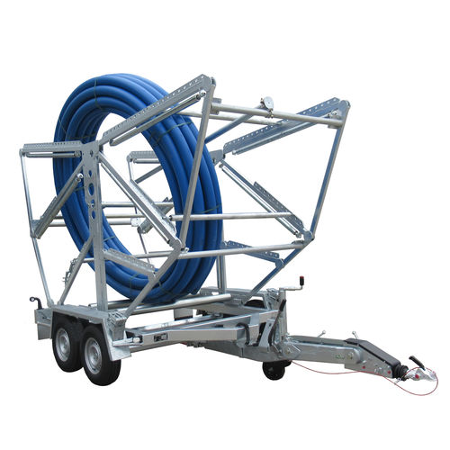 Carreta para transporte e instalação de tubos - RVL 2021 - Jakob Thaler GmbH - para tubos / com 2 eixos / elevatória