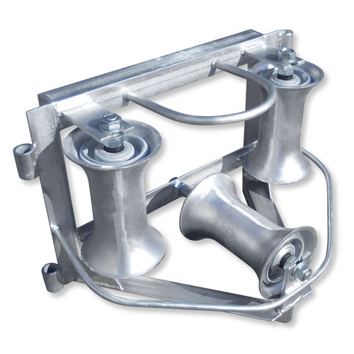 Rolo-guia de cabos com rolo de alumínio - Z-KER 103AL - Jakob Thaler GmbH - com rolo de aço