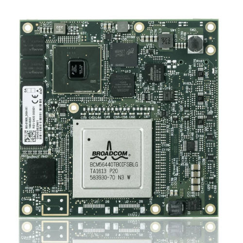 Módulo comutador de Ethernet gerenciável - ESC1600-PTP - Kontron - 28 portas / de nível 2 / de nível 3