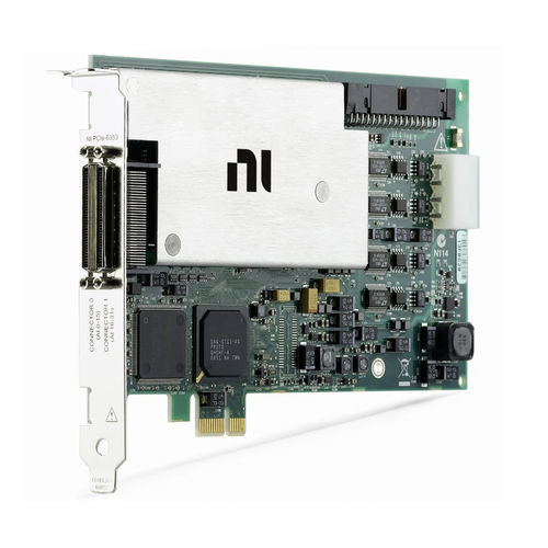 Placa de E/S digital - PCIe-6353 - NATIONAL INSTRUMENTS - analógica / com 4 saídas analógicas / com 32 E/S