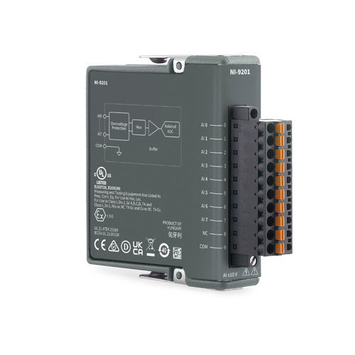 Módulo de entrada de 8 canais - NI-9201 - NATIONAL INSTRUMENTS - de tensão