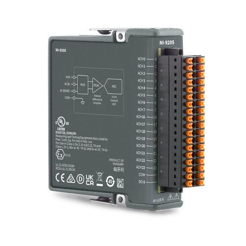 Módulo de entrada analógico - NI-9205 - NATIONAL INSTRUMENTS - de segurança / de tensão / programável