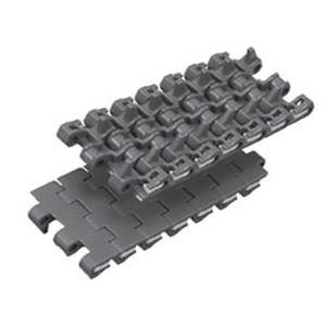 Correia transportadora de placas articuladas - WT1515G-M - Tsubakimoto Chain - flexível / modular / em material plástico
