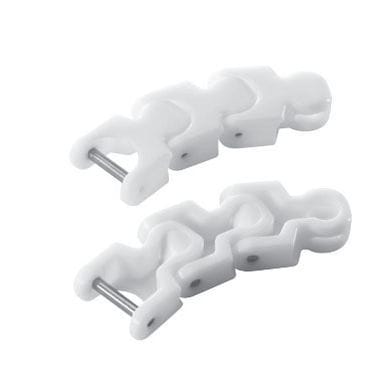 Corrente transportadora em material plástico - TPUN  - Tsubakimoto Chain - com dobradiças / de ripas / para cargas pesadas