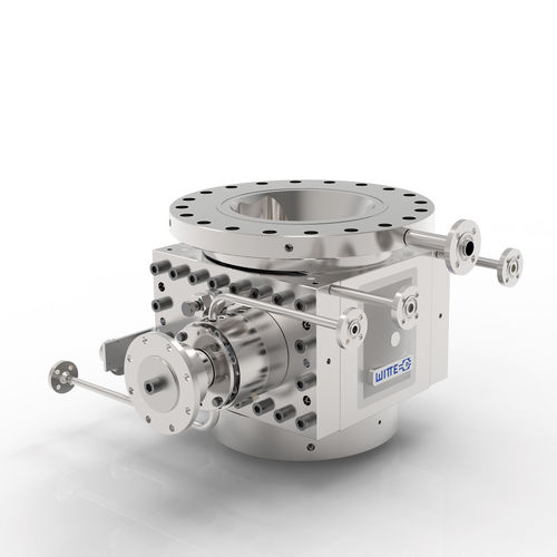 Bomba de engrenagem - POLY  - WITTE PUMPS & TECHNOLOGY GmbH - para polímeros / para materiais fundidos / com atuador elétrico