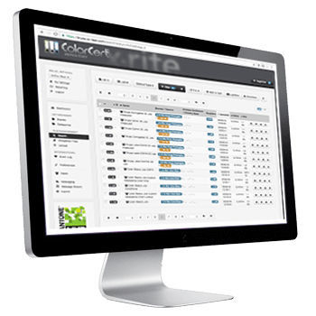Software de gestão de ativos - ColorCert - X-Rite Pantone - colorimétrico / de impressão / para a indústria de embalagem