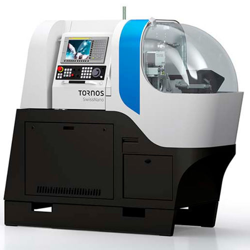 Torno tipo suíço CNC - Nano 10 - TORNOS - de 6 eixos / 20 ferramentas / para furação