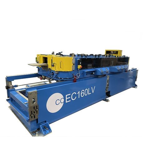 Máquina de corrugar tubos para a produção de tubos estriados - EC160 series - CORELCO - para tubos estriados de paredes simples / de tubo estriado de parede dupla / para linha de extrusão