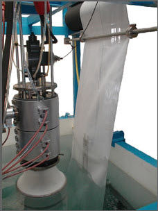 Linha de extrusão de telas plásticas - 80 - 320 Kg/h  - CORELCO - para termoplásticos