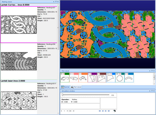 Software de programação - Lantek Expert Cut - Lantek Sheet Metal Solutions S.L. - de CAD/CAM / para máquina de corte CNC / para chapa