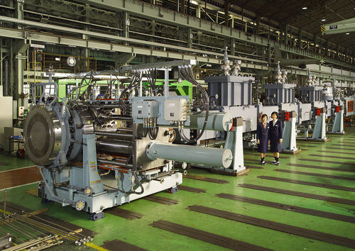 Extrusora de rosca dupla - CMP series - JSW The Japan Steel Works, Ltd. - para compostos / com granulação imersa em água