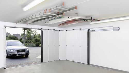 Porta de correr - HST - Hörmann - seccionada / para ambiente externo / para garagem