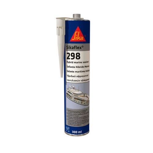 Cola de poliuretano - flex®-298 - SIKA INDUSTRY - para alumínio / convés em teca / monocomponente