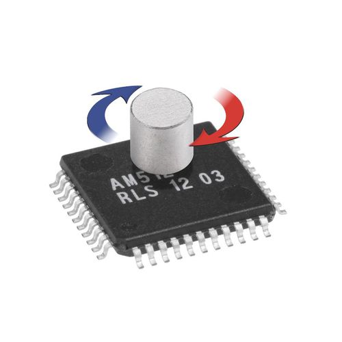 Encoder rotativo com circuitos integrados - AM512B    - RENISHAW - absoluto / magnético / sem contato