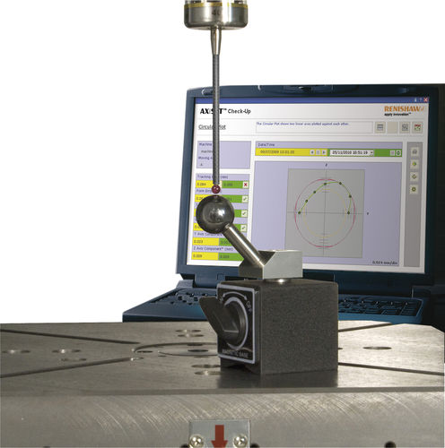 Sistema de monitoramento de condição de máquina - AxiSet™   - RENISHAW - para máquina CNC