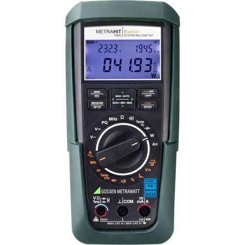 Multímetro digital - METRAHIT ENERGY - GOSSEN METRAWATT GmbH - portátil / 600 V / 16 A
