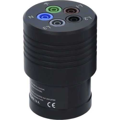 Adaptador elétrico para calibre - METRALINE A3-16 - GOSSEN METRAWATT GmbH - CEE / em plástico / compacto