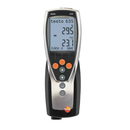 Medidor de temperatura - 635-1 - TESTO - de umidade relativa / de pressão / digital