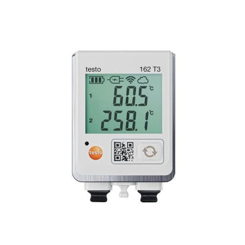 Registrador de dados de temperatura - 162 T3 - TESTO - em linha / com display / para termopar