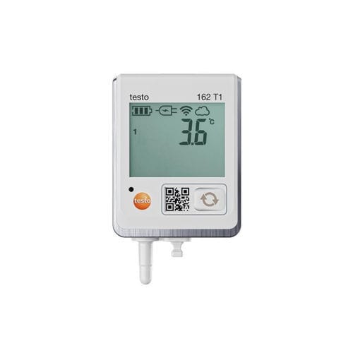 Registrador de dados de temperatura - 162 T1 - TESTO - em linha / NTC / com display