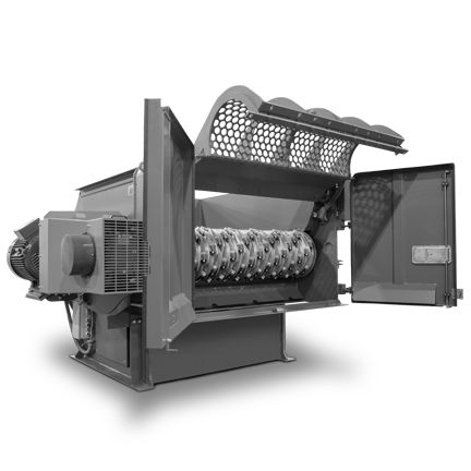 Triturador de 1 eixo - V series - AEC, Inc. - ACS Group - para madeira / para papelão / de plástico
