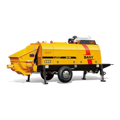Bomba de concreto montada em carreta - HBT4010C-5I - SANY - para obras / de pistão / industrial