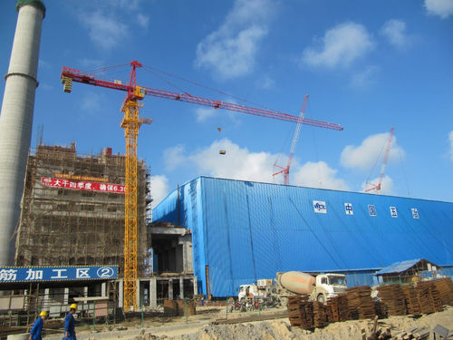 Guindaste fixo - SYT80(T5710-6) - SANY - com torre / para obras / de elevação