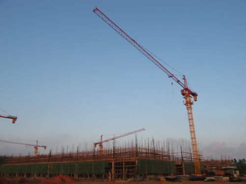 Guindaste fixo - SYT80(T6012-6) - SANY - com torre / para obras / de elevação