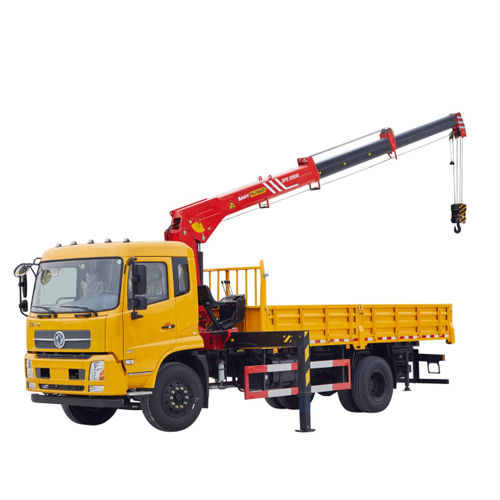 Guindaste montado em caminhão - SPS12500 - SANY - com lança / telescópico / para obras