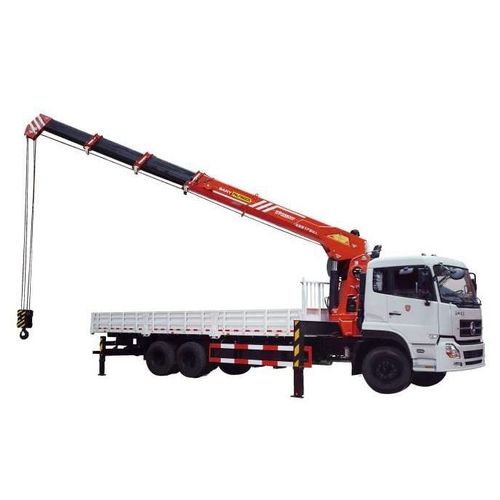 Guindaste montado em caminhão - SPS35000 - SANY - com lança / telescópico / para obras