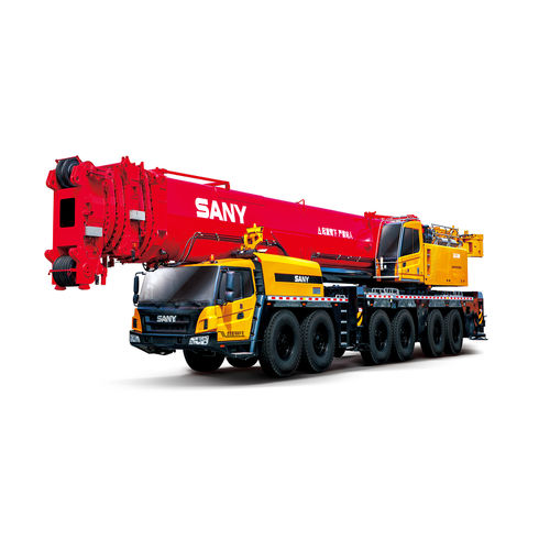 Guindaste autopropelido - SAC5000S - SANY - com lança / dobrável / para edifícios