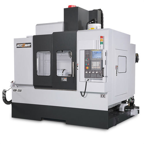 Centro de usinagem CNC de 5 eixos - UM-350 - Accuway Machinery - vertical / com mesa giratória / BT 40
