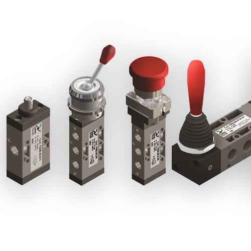 Válvula direcional pneumática spool - T200 series - PNEUMAX - de acionamento pneumático / de acionamento manual / de acionamento mecânico